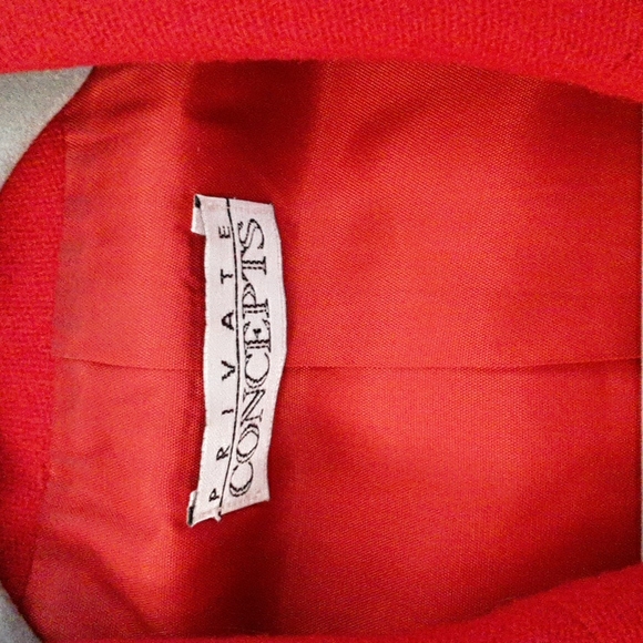 RED BLAZER Medium Weight Short WINTER - Picture 3 of 7